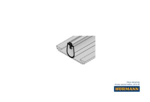 Joint pour bas Porte de garage Hörmann Série 40, Joint de sol