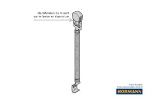 Ressort de traction Hormann, Porte de garage Série 40